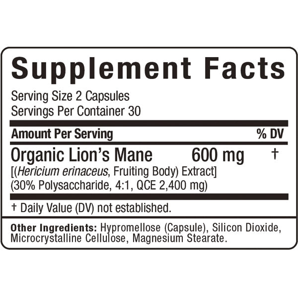 AllMax Lion's Mane Extract Capsules