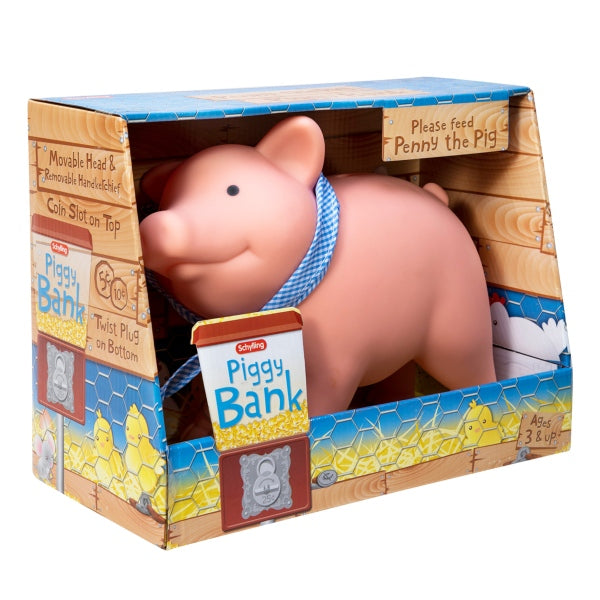 Rubber Piggy Bank PKG