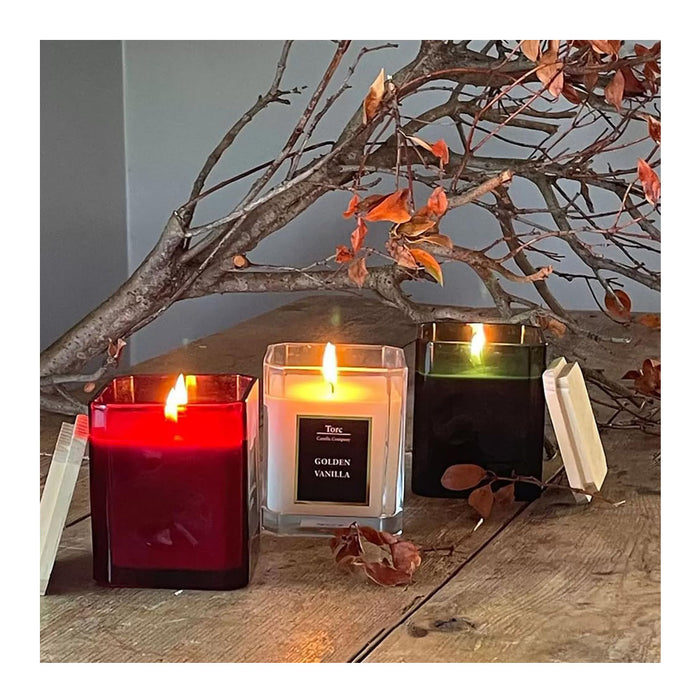 Torc Fragranced Candle Golden Vanilla 450g – 65 Hour Burn