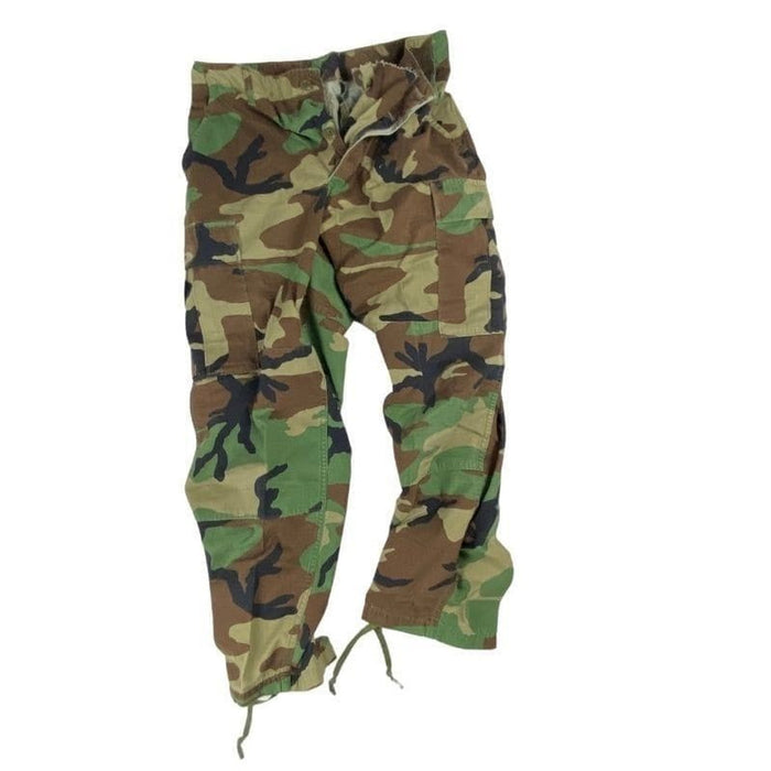 Vintage US Army BDU Cargo Combat Pants – Genuine Woodland Camo