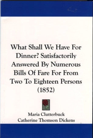 What Shall We Have For Dinner? 1852