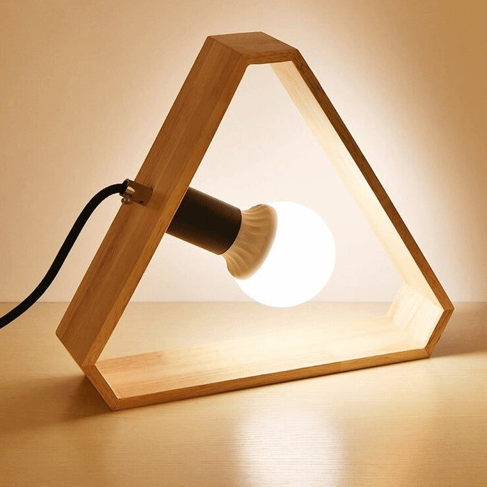 Wooden Bedside Table Lamp - Stylish & Modern Lighting for Bedroom Decor