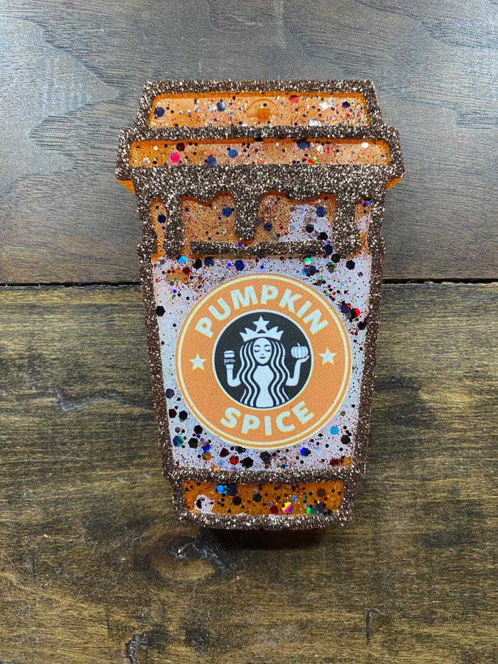 Drip Latte Cup Freshie *PLEASE SPECIFY WHICH DESIGN*