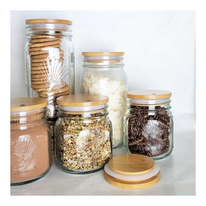 Goodlife Airtight Bamboo Lid for Mason Jars _2