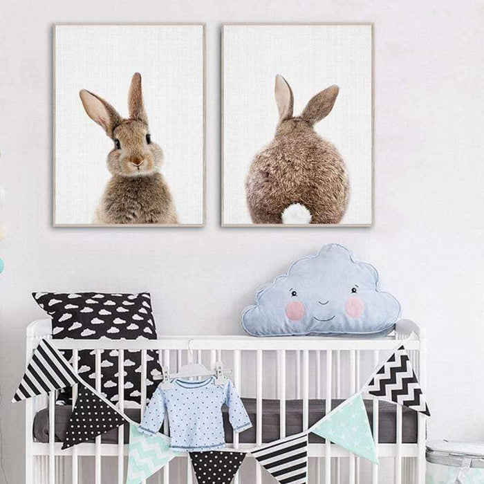Animal Kingdom Delight: Playful Art for Kids' Rooms
