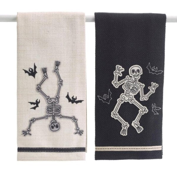 Assorted Dancing Skeleton Tea Towels