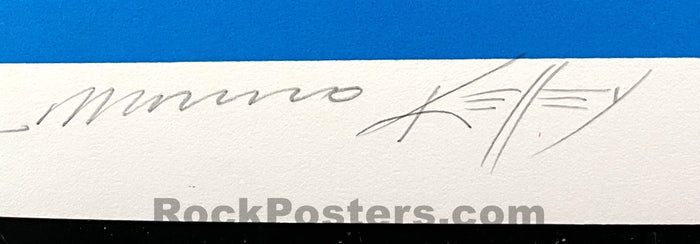 AUCTION - Artist Rights Today -  Jerry Garcia - Wilson, Kelley, Mouse, Moscoso SIGNED - 1989 Poster - Near Mint - SF Rock Posters & Collectibles