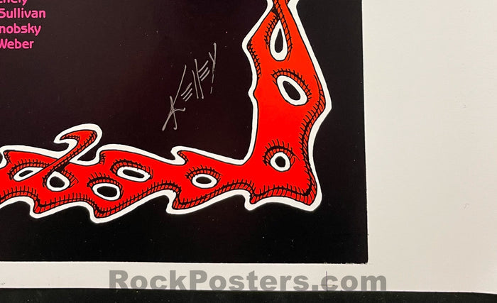 AUCTION - John Cipollina Tribute - Alton Kelley Signed - 1989 Poster - The Fillmore - Excellent