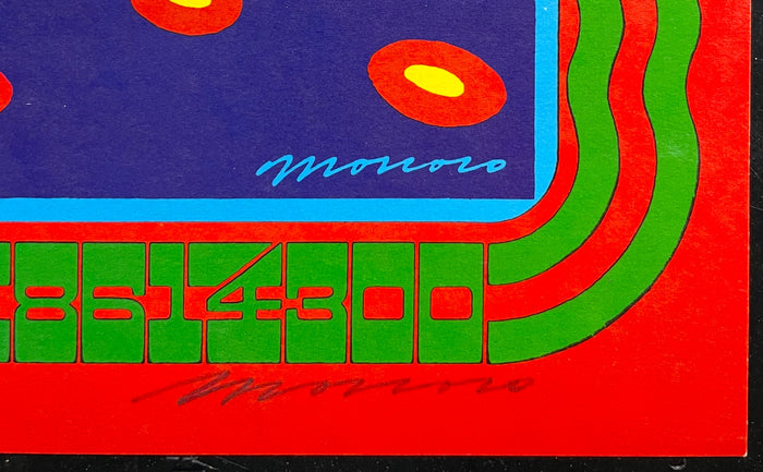 AUCTION - Neon Rose 17 - Blushing Peony Store - Moscoso Signed - 1967 Poster - The Matrix - Near Mint Minus