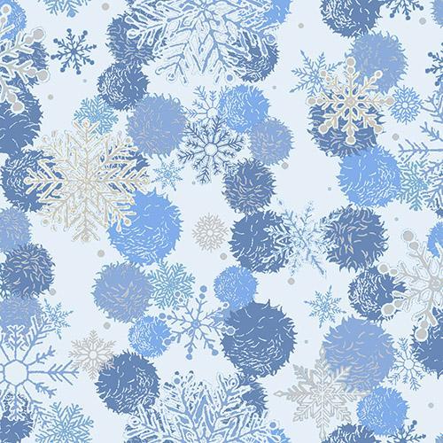 BLUE HOLIDAY - SNOWFLAKES (4 YARDS)