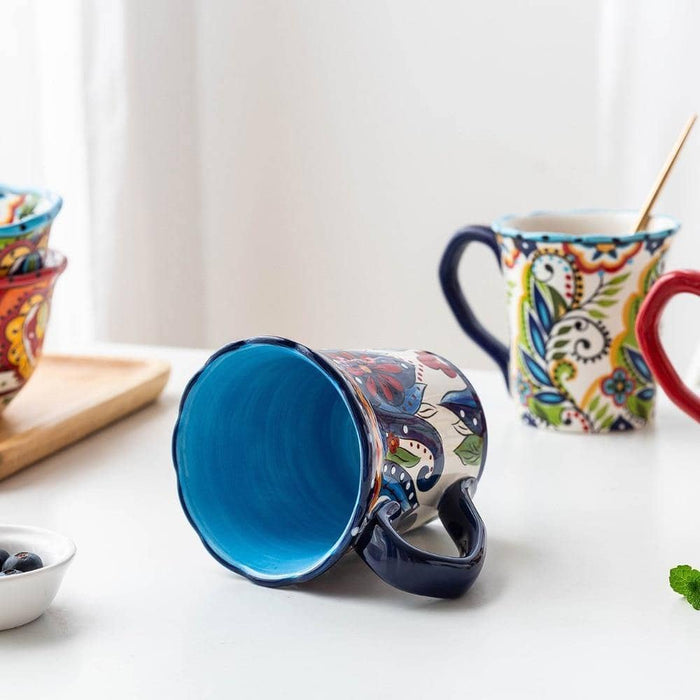 Bohemian Water Mug Set - Artistic and Stylish Dining Collection