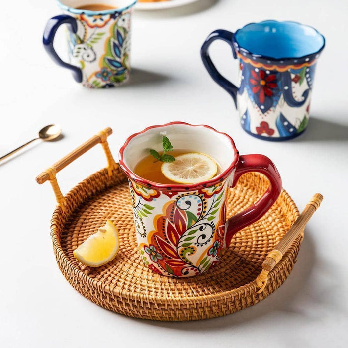 Bohemian Water Mug Set - Artistic and Stylish Dining Collection