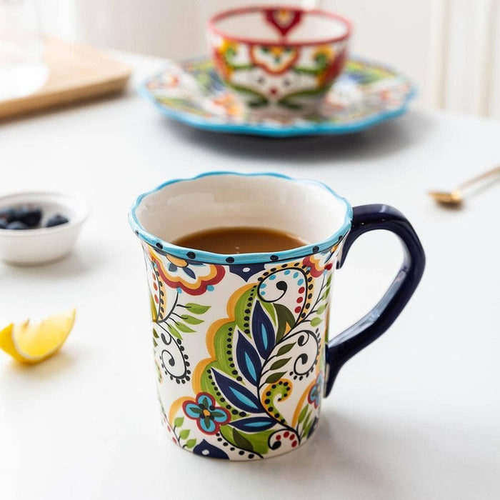 Bohemian Water Mug Set - Artistic and Stylish Dining Collection