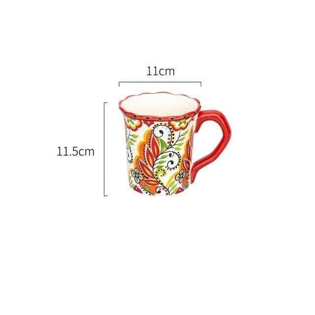 Bohemian Water Mug Set - Artistic and Stylish Dining Collection