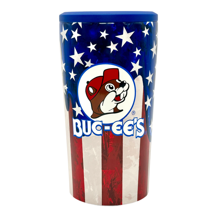 Buc-ee's 4th of July drink cooler - red, white, and blue design