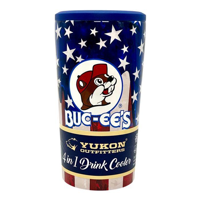 Buc-ee's patriotic drink cooler - 4-in-1 functionality