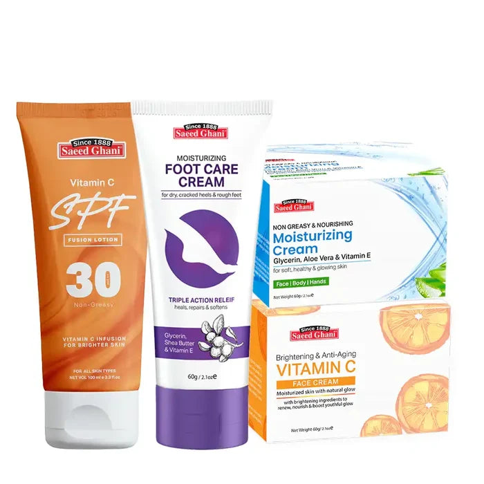 Bundle of 4 Moisturizers at the price of 3