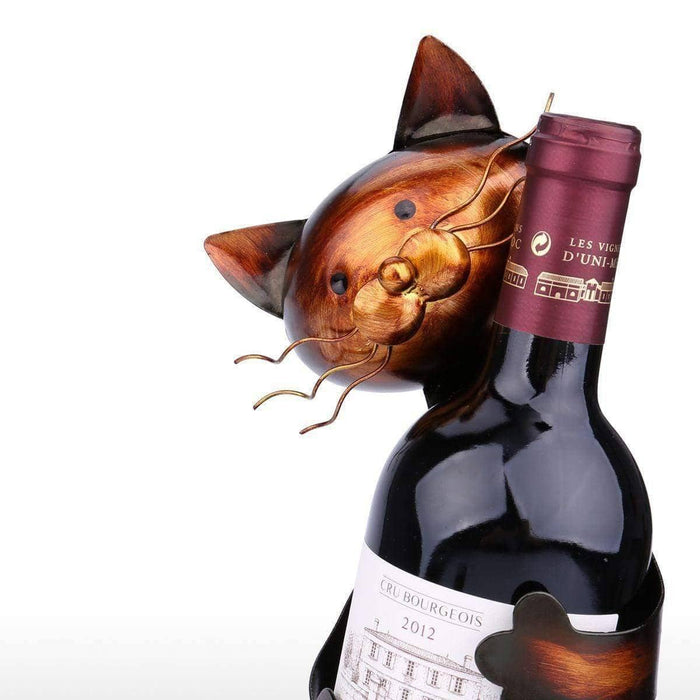 Cat Hug Wine Bottle Holder Rack - Cozy Up with Your Favorite Wine