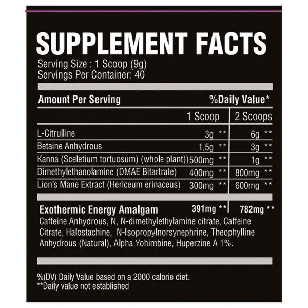 Chemix Pre-Workout 40/20 Servings