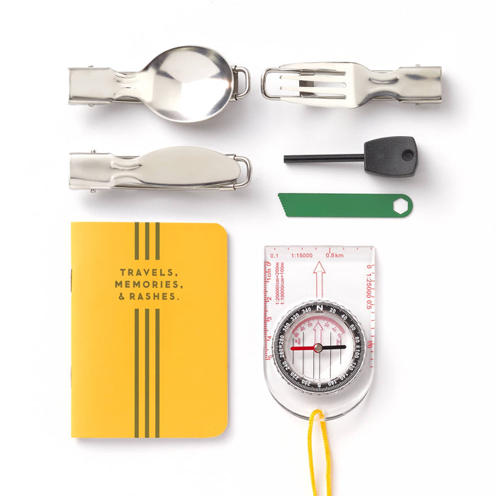 Chronicle Books - Brass Monkey Get Lost Camping Survival Kit