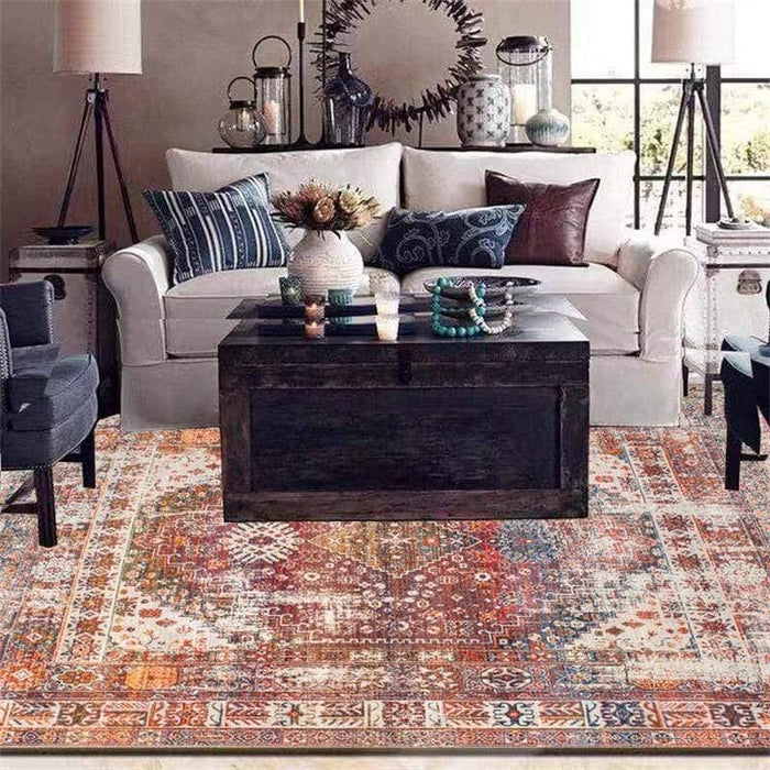 Classic American Style Rug - Soft Surface & Anti-Slip Bottom