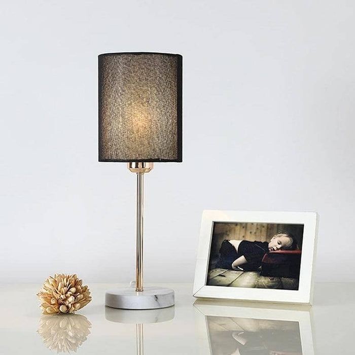 Cloth Lampshade Side Table Lamp - Cozy & Soft Lighting for Your Space