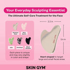 Cryo Stainless Steel Sculpty Heart Gua Sha