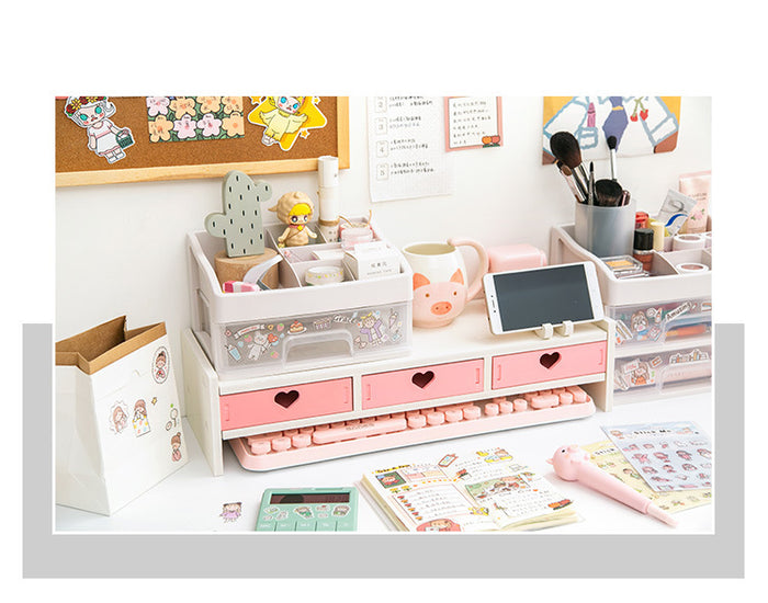 Cute Kawaii Wooden Storage Rack - Limited Edition