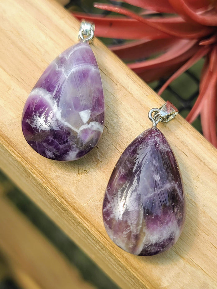 Dream Amethyst Teardrop Pendant
