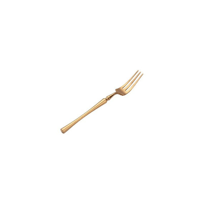 Mirror gold tea fork