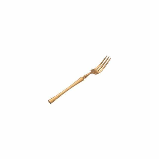 Elegant Luxury Gold Dining Cutlery Set - Fork, Knife, and Spoon Flatware