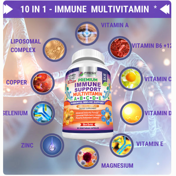 Fresh Healthcare Immune Support Multivitamin ABCDE Capsules