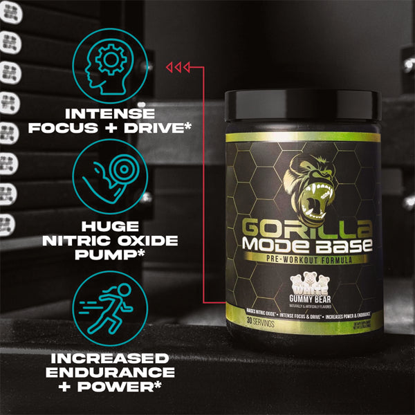 Gorilla Mind Gorilla Base Pre-Workout 30 Servings