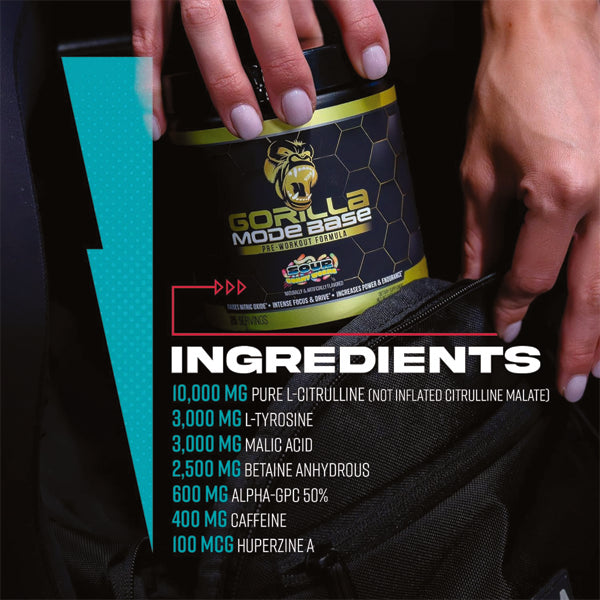 Gorilla Mind Gorilla Base Pre-Workout 30 Servings