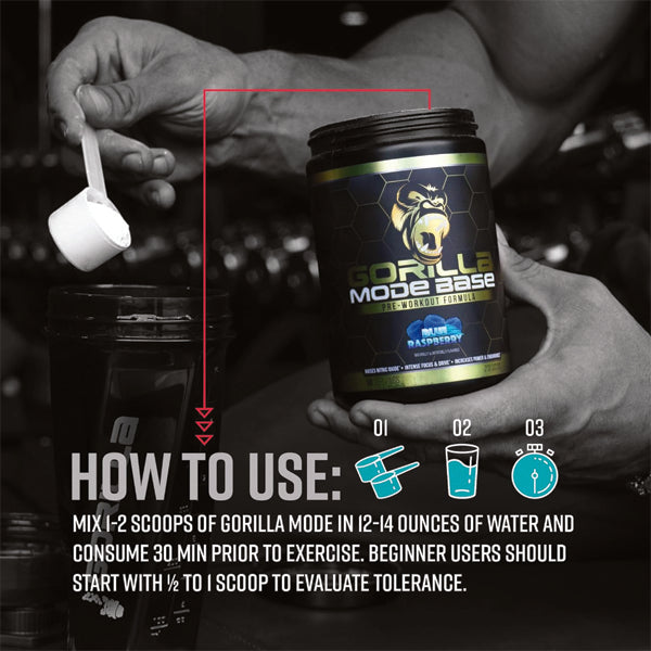 Gorilla Mind Gorilla Base Pre-Workout 30 Servings