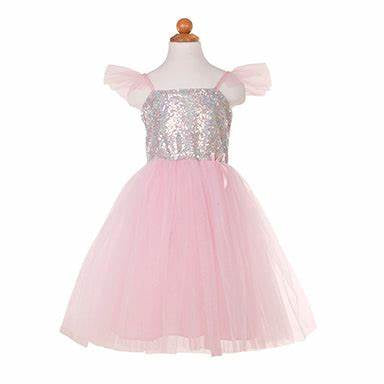 Great Pretenders Sequins Princess Dress Pink 5-6