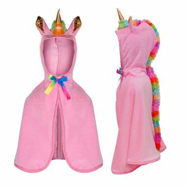 Great Pretenders Unicorn Cape Pink 3-4