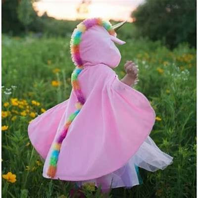 Great Pretenders Unicorn Cape Pink 3-4