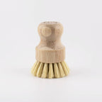 Green Llama - Dish Scrub Brush (Bamboo & Sisal) with Llama Logo - 6Ct