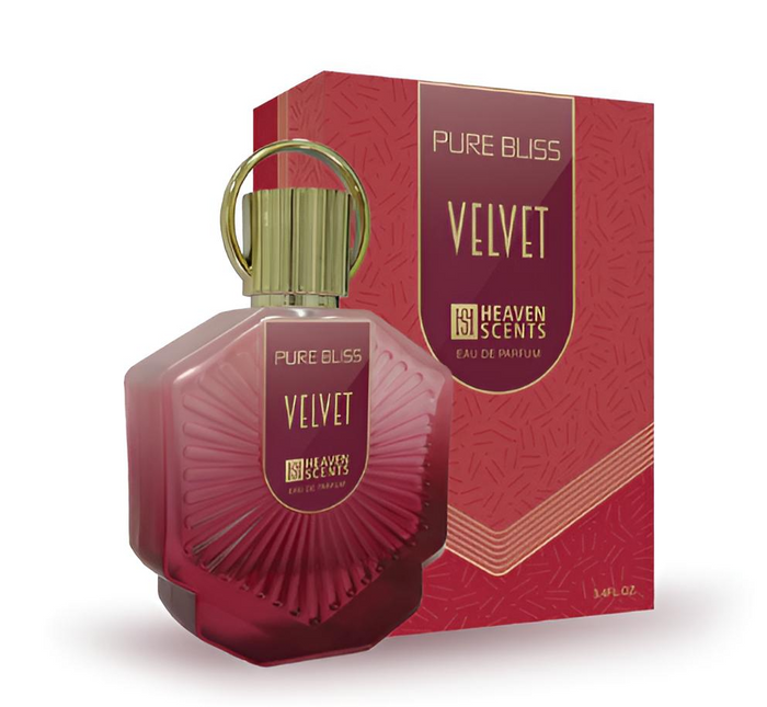 Heaven Scents | Pure Bliss Velvet | Unisex Fragrance | 3.4 oz (100ml) Bottle | Eau de Parfum | Fruity