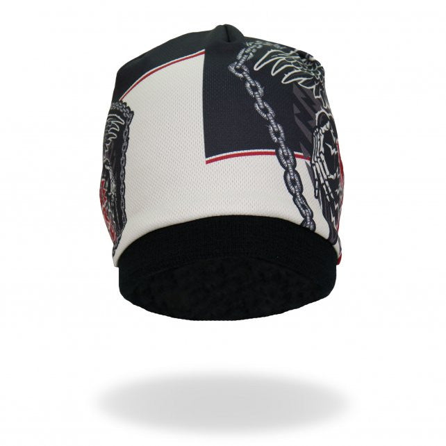 Hot Leathers Sublimated Rough Cut Ride or Die Reaper Beanie 3D Art