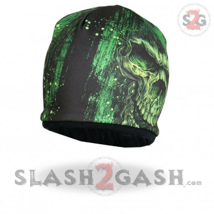 Hot Leathers Sublimated Shredder Skull Beanie 3D Art