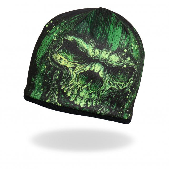 Hot Leathers Sublimated Shredder Skull Beanie 3D Art