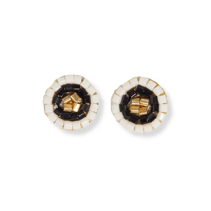 Ink + Alloy Beaded Earrings