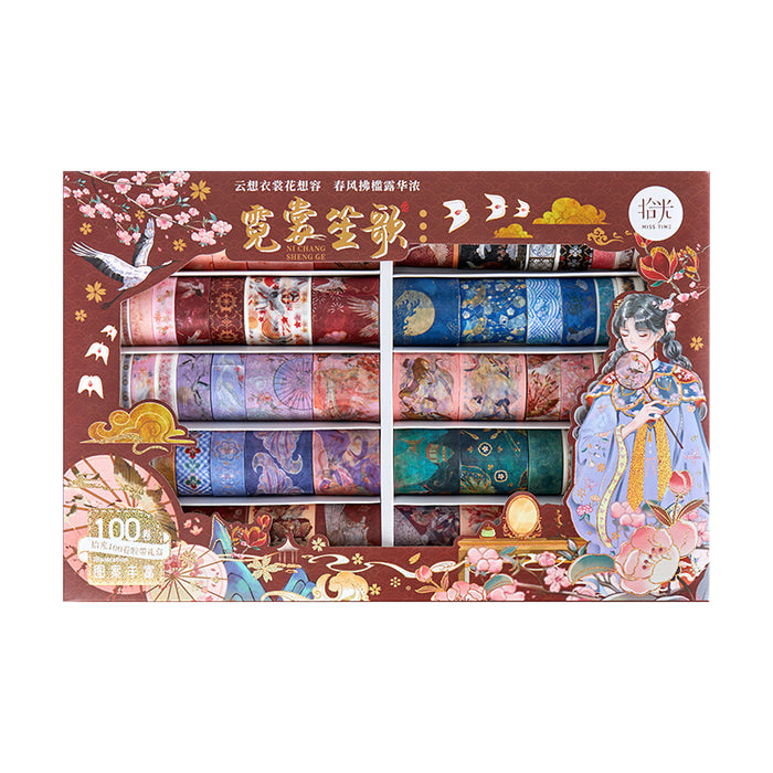 Japanese Divine Washi Tape Set (100pcs) - Original Kawaii Pen