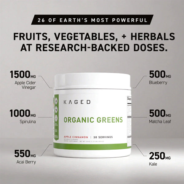 Kaged Outlive 100 Organic Superfood Greens