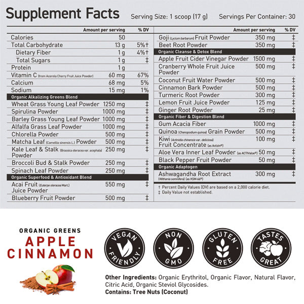 Kaged Outlive 100 Organic Superfood Greens