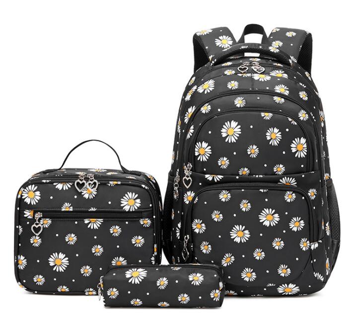 Kawaii Daisy Waterproof Backpack Sets (4 colors)