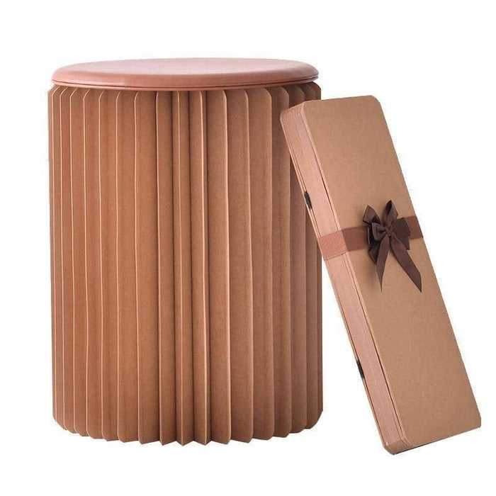 Kraft Honeycomb Foldable Stool: Portable and Eco-Friendly Seating Option
