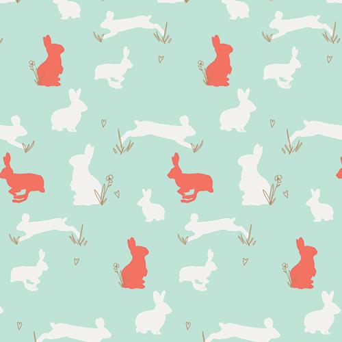 LAST CHANCE - ANNA ELISE - BUNNY BINKIES FLUFF (1 1/6 YARDS)